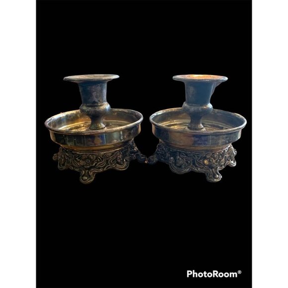 Accents Vintage Sheridan Silverplate Candlesticks Poshmark